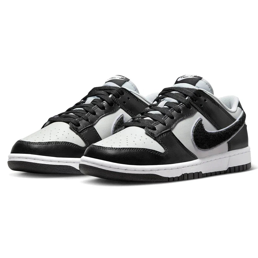 Nike Dunk Low 'Chenille Swoosh Black Grey'