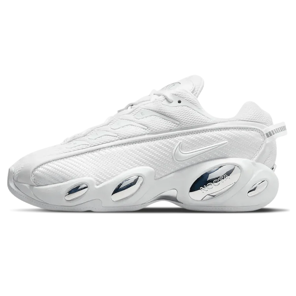 Nike x Drake NOCTA Glide 'White Chrome'