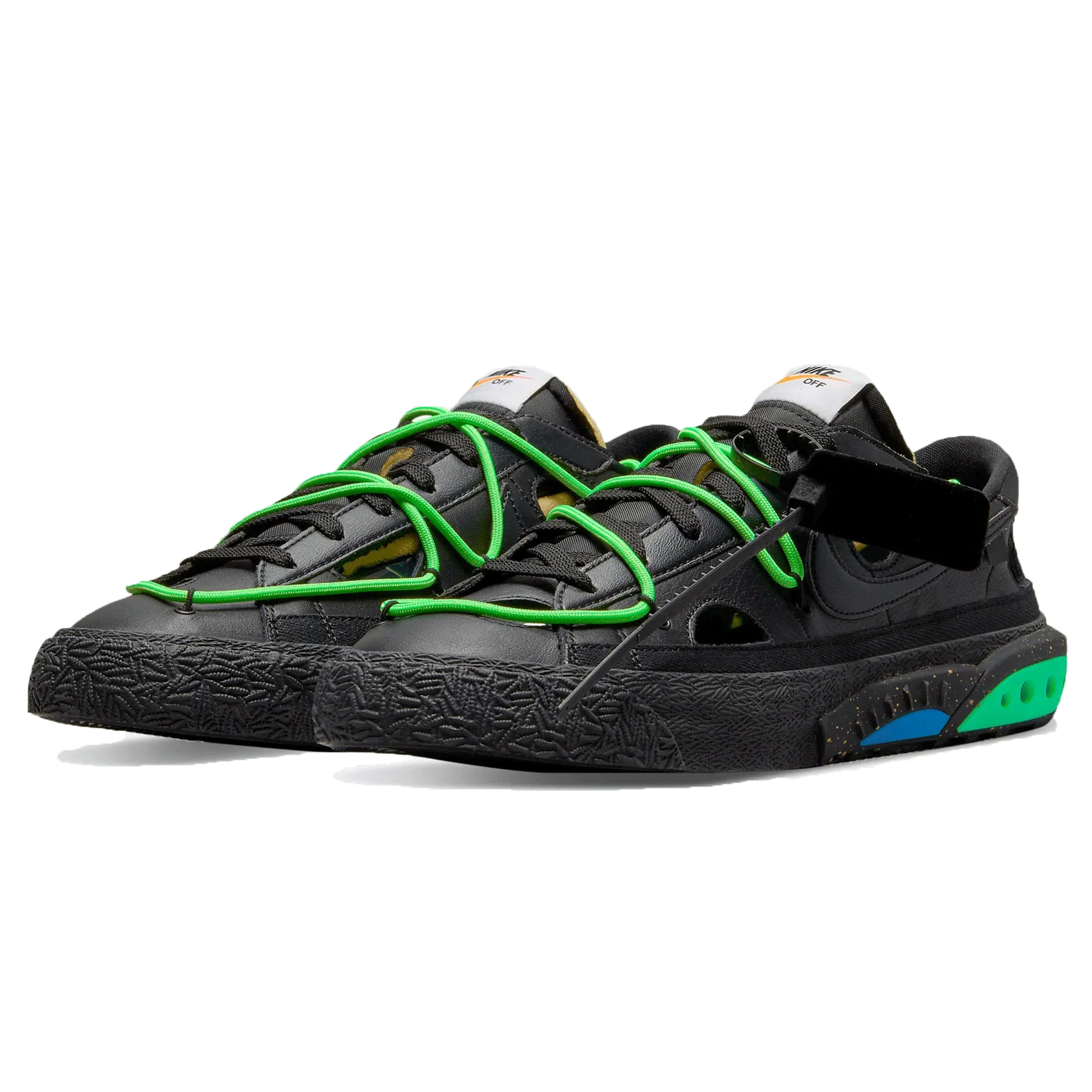 Nike x Off-White Blazer Low 'Electro Green Black'