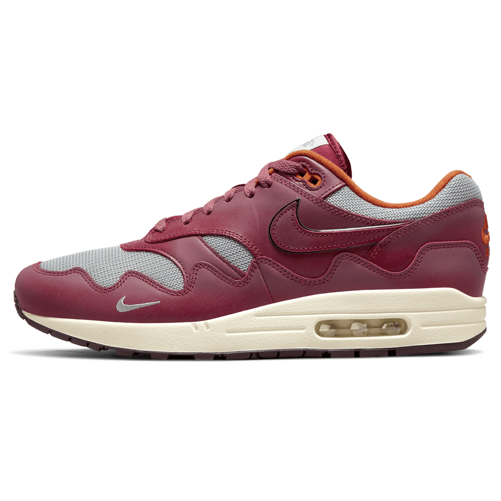 Nike x Patta Air Max 1 'Rush Maroon'